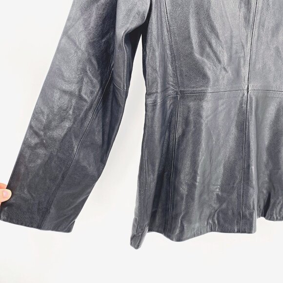 JLC New York Fitted 100% Leather Jacket - Picture 5 of 9